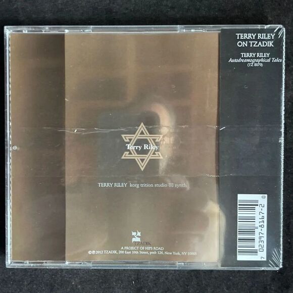 Terry Riley – Aleph – Double Compact Disc, 2 CD, Tzadik, 2012, NEW SEALED COPY - Picture 3 of 3